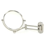 Windisch 99143D Wall Mounted Extendable Double Face Brass 3x Magnifying Mirror